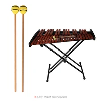 1 pair marimba stick mallets xylophone glockensplel mallet with beech handle percussion instrument accessories