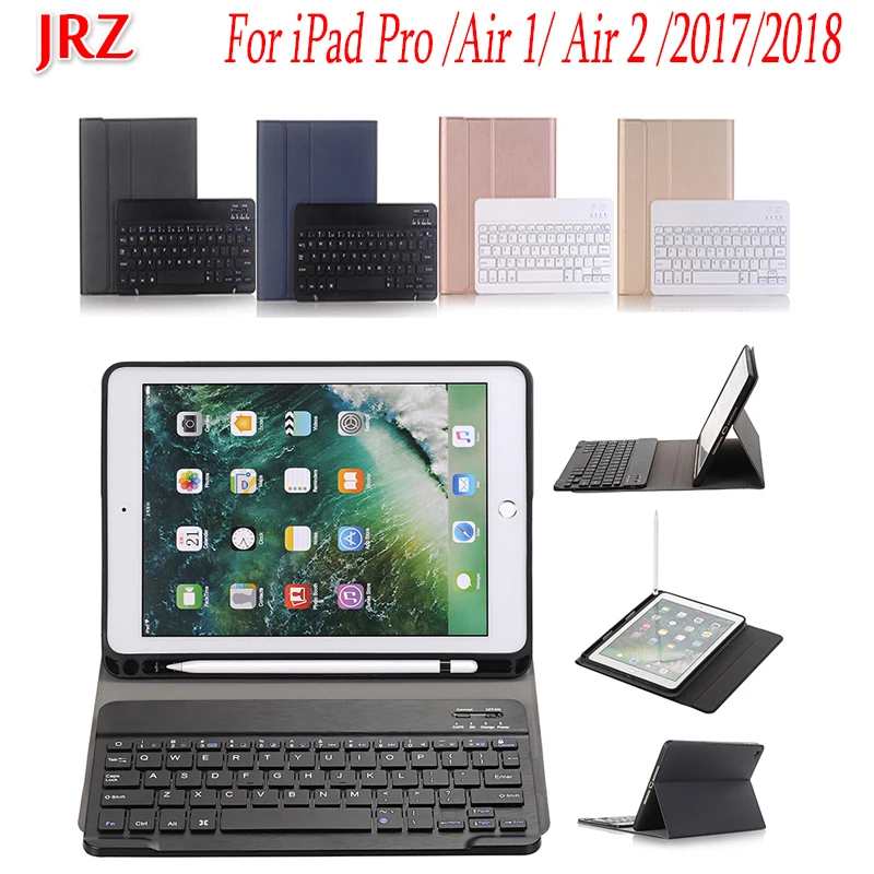 Чехол для планшета iPad Pro Air 1 2 9 7 2017 кожаный со съемной клавиатурой WiFi Bluetooth +