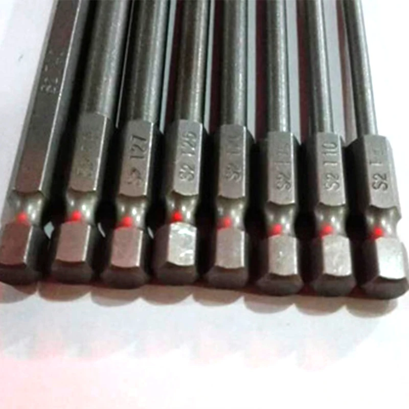 8Size/Set Electric 100mm Length Magnetic Torx Screwdriver Bits Set Tools T8 T10 T15 T20 T25 T27 T30 T40 | Инструменты