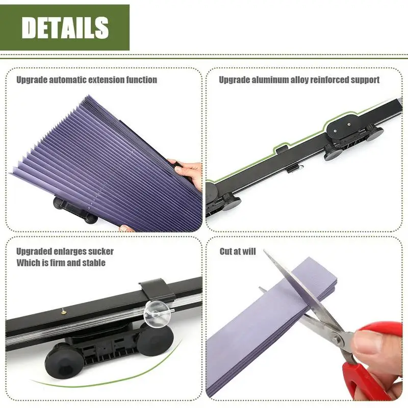 

Car Windshield Sunshade Cover Automatic Extension Visor UV Protect Universal Auto SunShades Foils Covers Car Accessories
