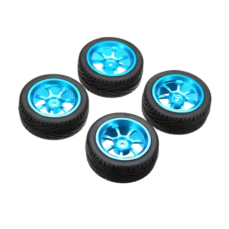 4 шт./компл. легкосплавные диски и шины RC автомобильные колеса для WLtoys 1/18 A959 A969