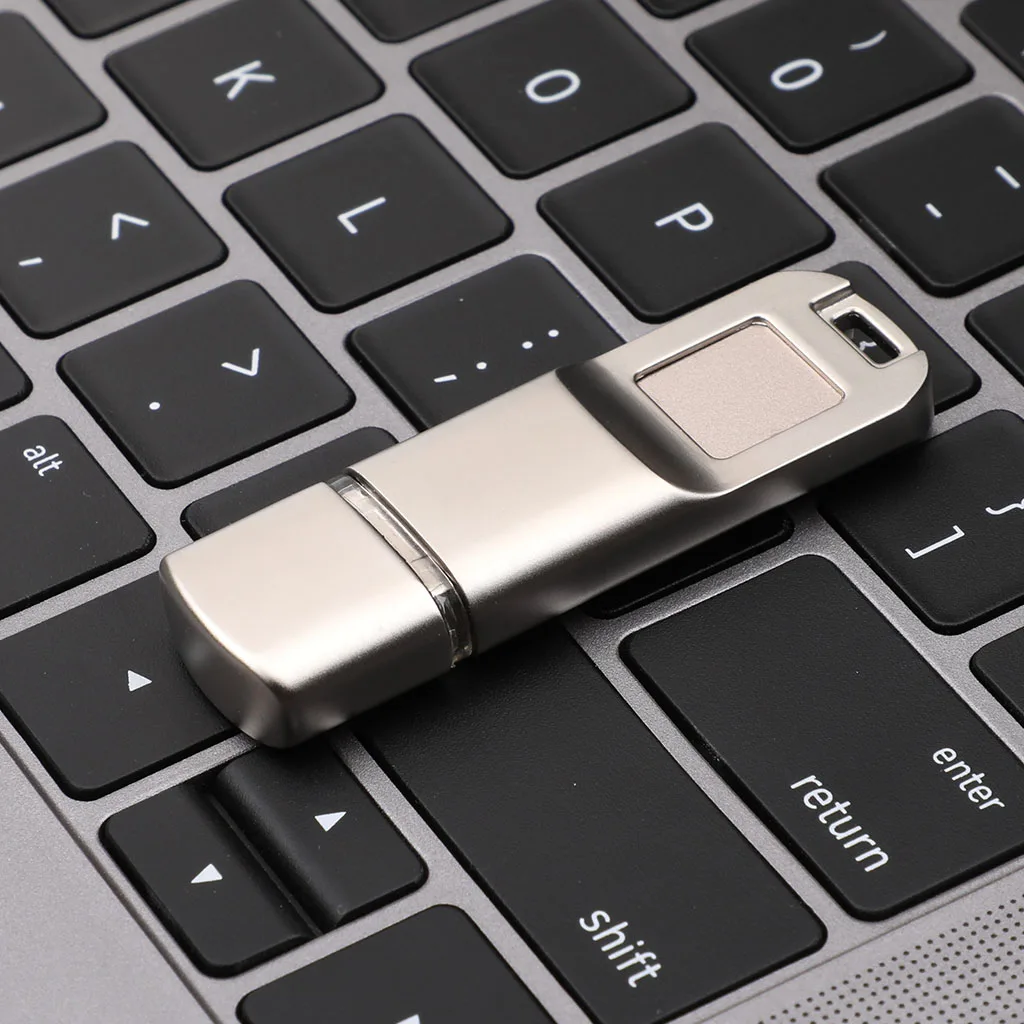 USB Смарт флэш-накопитель U диск накопитель отпечатков пальцев зашифрованный
