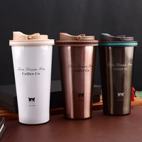 portable stainless steel vacuum flask 500ml thermo bottle thermos coffee mugs kids insulated travel cup thermocup thermal cup