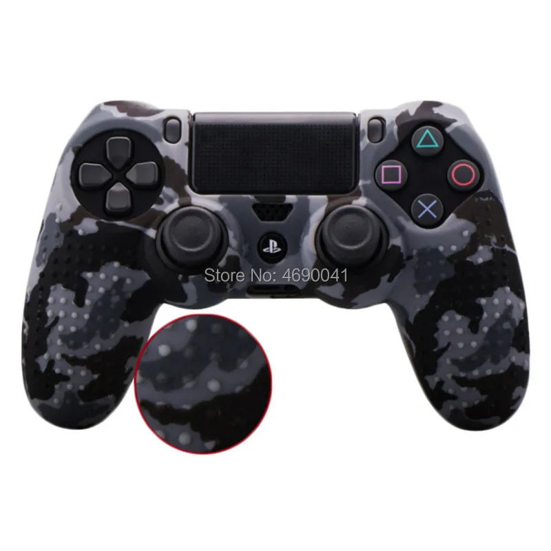 Мягкий силиконовый резиновый чехол 1 шт. защитный для геймпада Play Station Dualshock 4 PS4 DS4