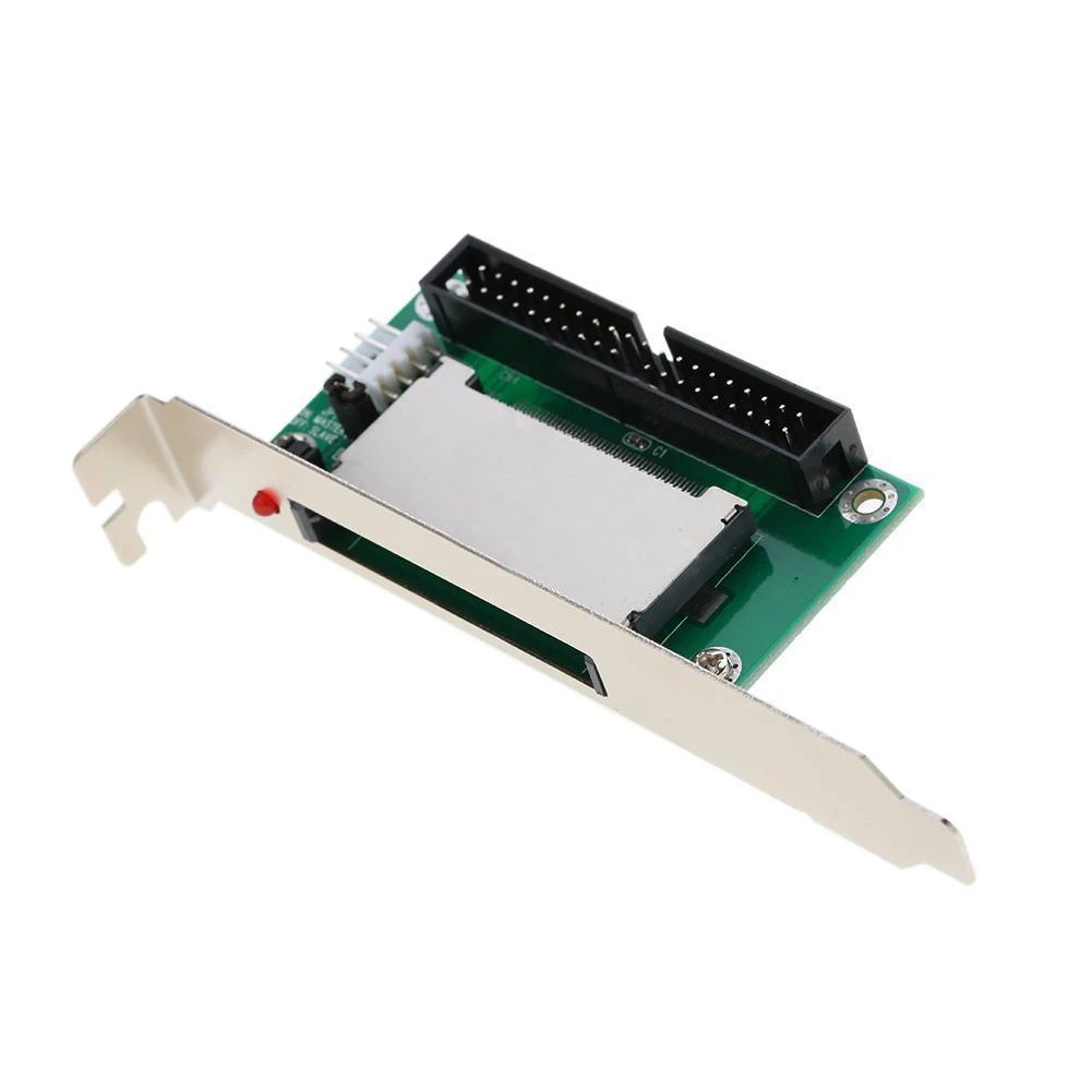 40 Pin Compact Flash Bootable конвертер PCI кронштейн CF в IDE задняя панель адаптер