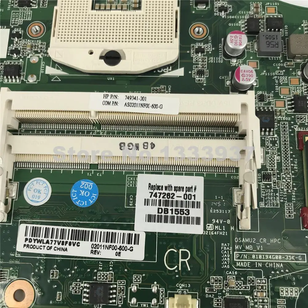 Материнская плата 747262-501 749341-501 для ноутбука HP Pavilion 14-D 240 246 G2 SLJ8E HM76 | Компьютеры и