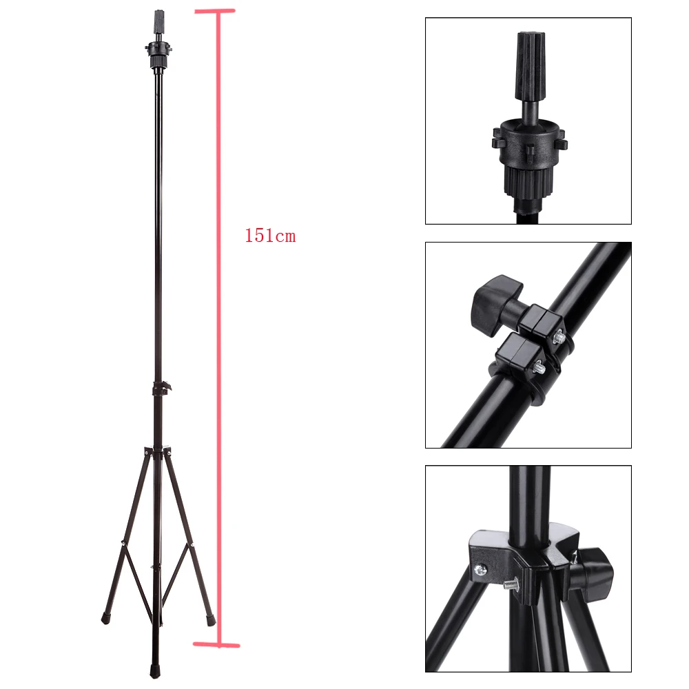 Регулируемая металлическая подставка для штатива держатель парикмахерской - Фото №1