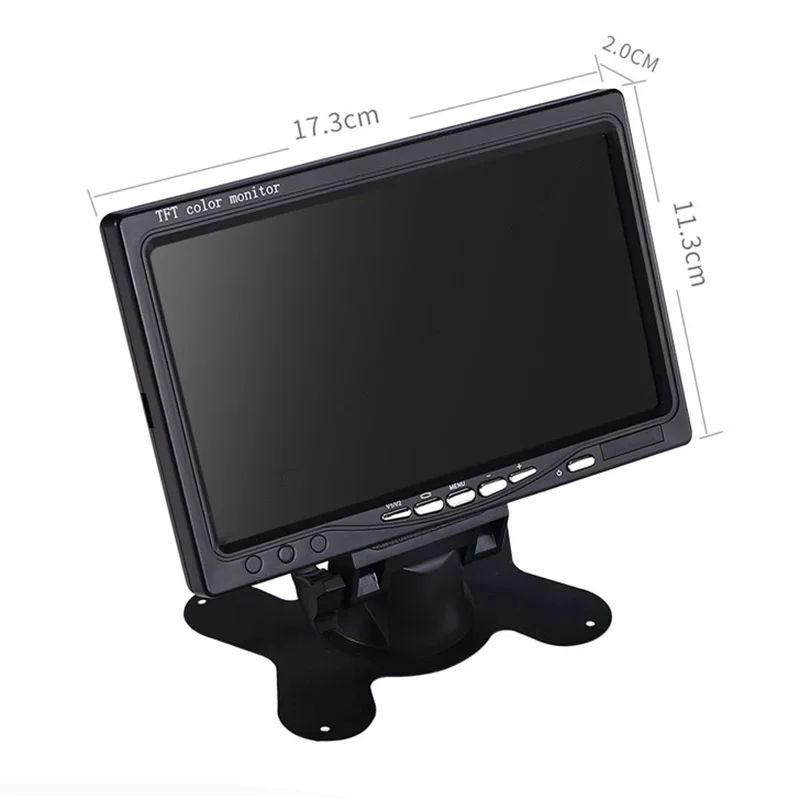 Автомобильный 7-дюймовый 1024X600 ультратонкий ЖК-дисплей Hd Vga интерфейс аудио-видео