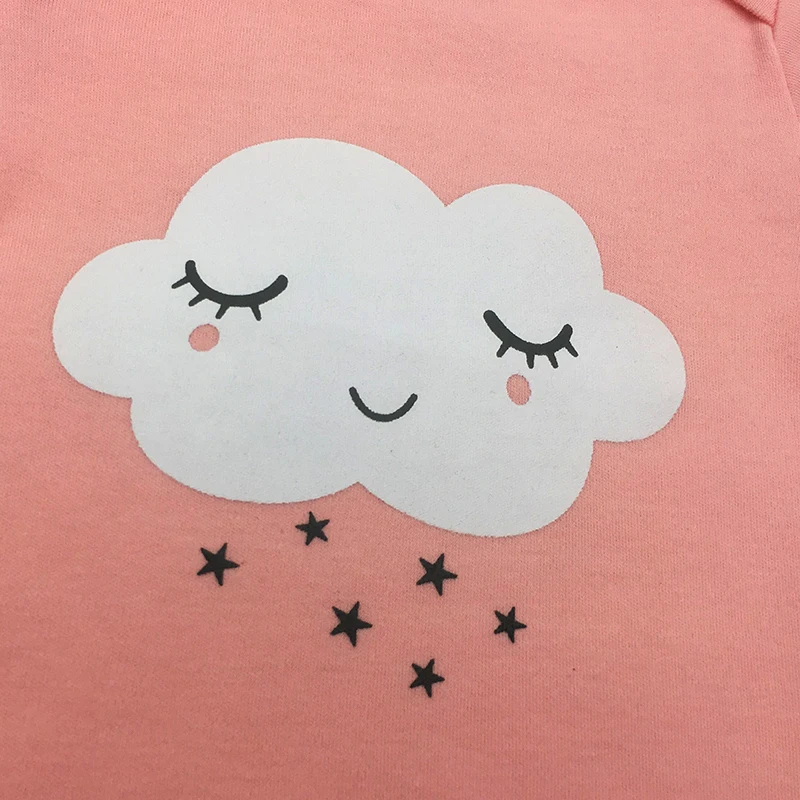 Одежда для новорожденных мальчиков с круглым вырезом короткий рукав малышей