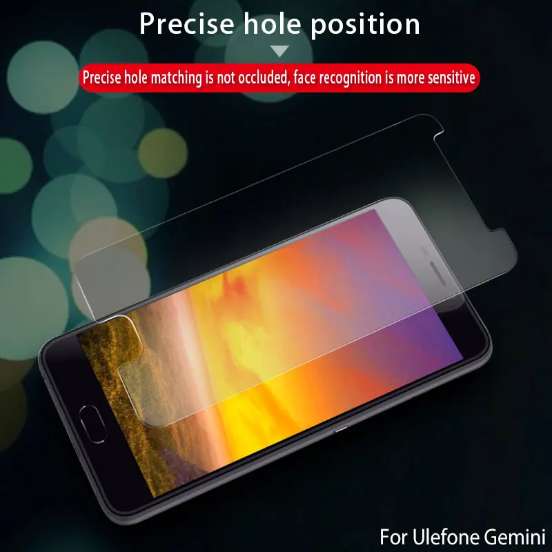 Ультратонкое защитное закаленное стекло для телефона Ulefone Gemini 5 дюйма Pro|Защитные