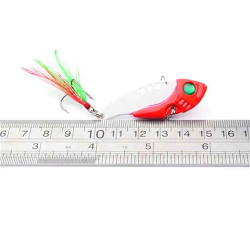 

Weimostar 1pcs 5cm 11g Metal VIB Fishing Lure Crankbaits Spoon Lure Hard Artificial Bait Fishing Wobblers Fishing Tackle