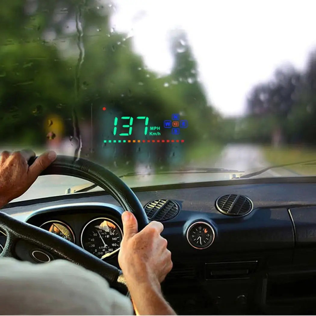 Универсальный автомобиль скорость gps Head Up 1000mA дисплей холодного запуска: 30 s