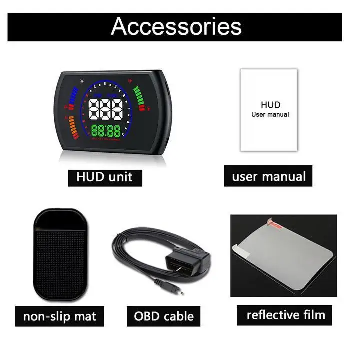 S600 5 8 дюймов Автомобильный дисплей с головкой OBD HUD бортовой компьютер hud Дисплей