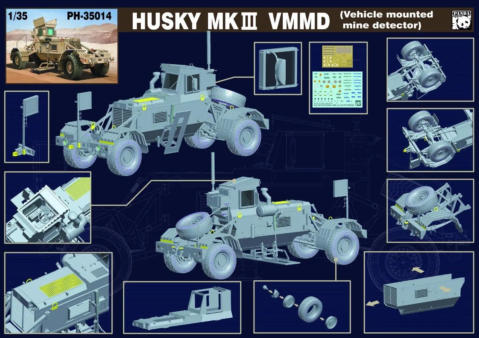 Panda Hobby 1/35 PH35014 Husky MKIII VMMD | Игрушки и хобби