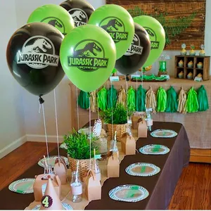 30 шт.партия, 10 дюймов, с принтом динозавра