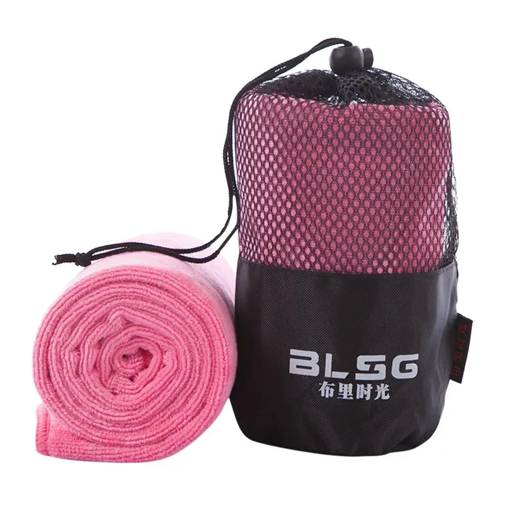 Полиэфирное спортивное полотенце из микрофибры быстросохнущее удлиняющее