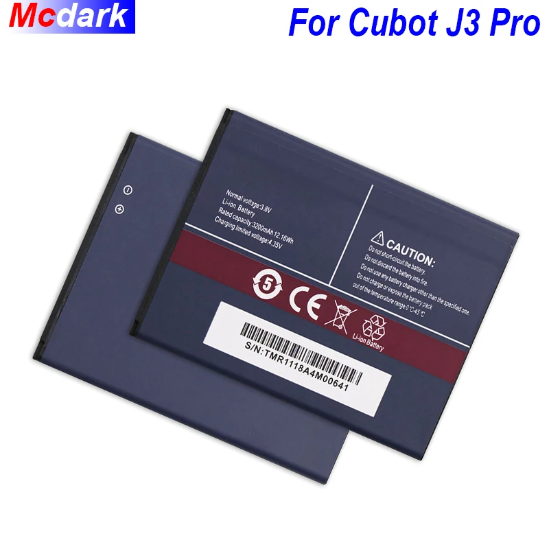 Аккумулятор Mcdark на 3200 мА · ч для Cubot J3 Pro/J5|Аккумуляторы мобильных телефонов| |