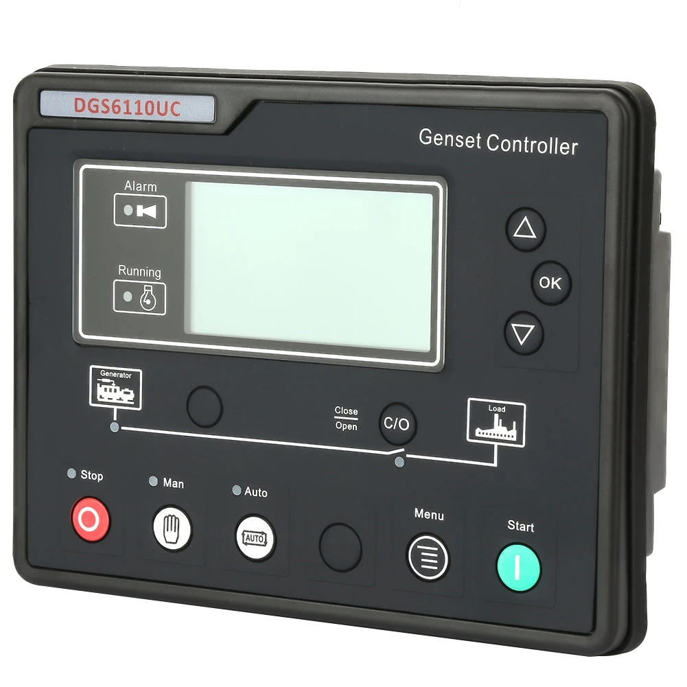 Электронное устройство управления генератором DGS6110UC пластиковая панель с ЖК