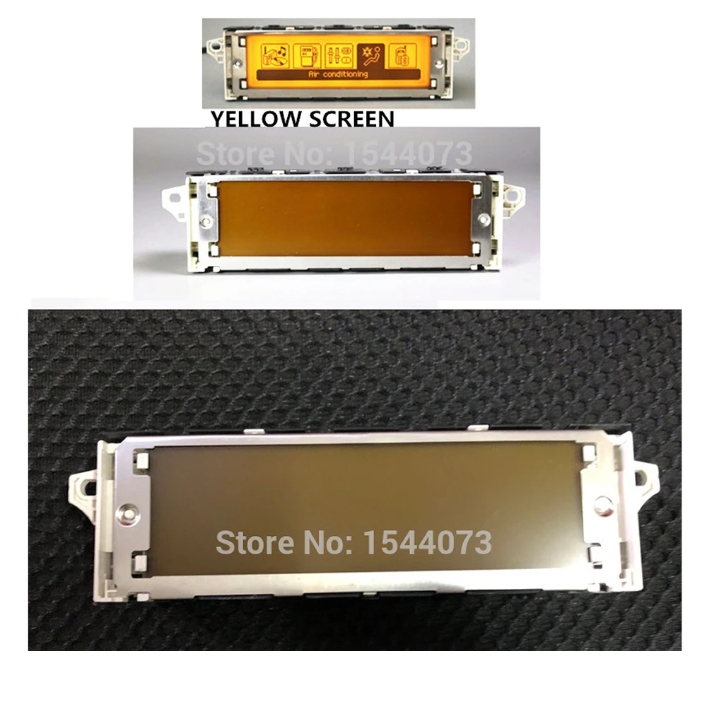 Экран с поддержкой USB + Двухзонный Air Bluetooth дисплей монитор желтый 12 контактный для