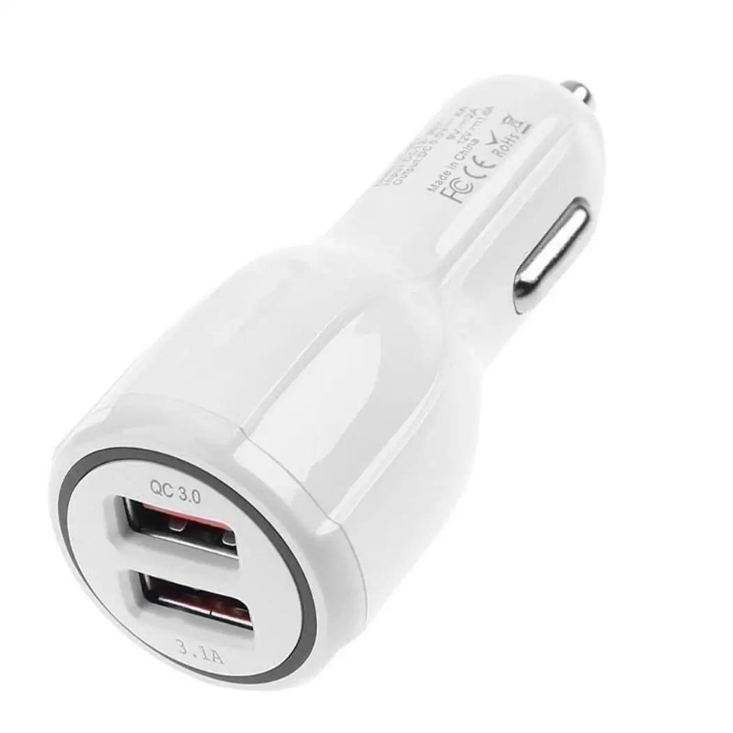 Быстрая зарядка 3 0 двойной USB автомобиль стильный дизайн с отличительным видом.