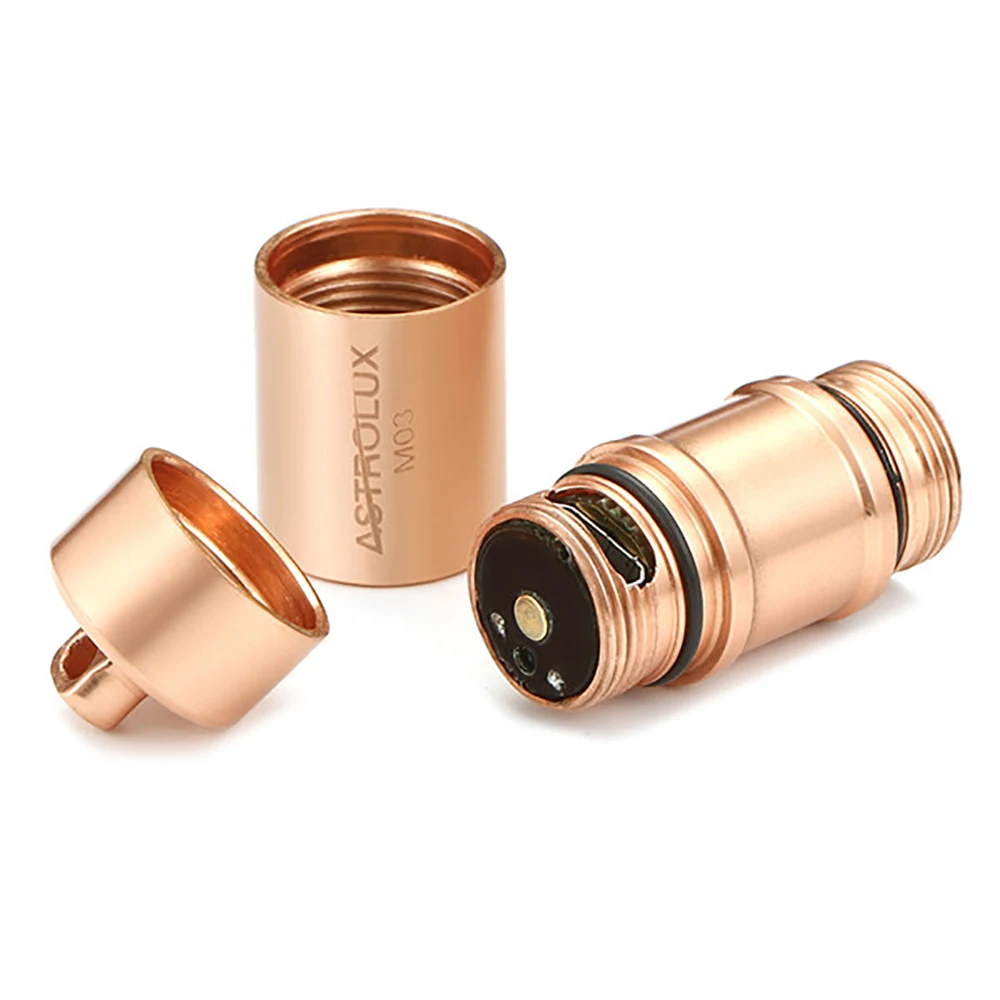Astrolux M03 медный XP G2/XP G3/nichia фонарики 219B 100LM USB мини светодиодный фонарик лампа