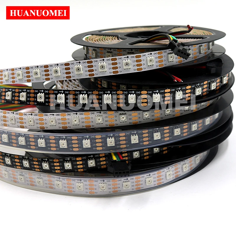 5 м 72 светодиодный s/M APA102 Цифровой пикселей RGB полосы 5050 SMD APA-102C 5V лампы прибор