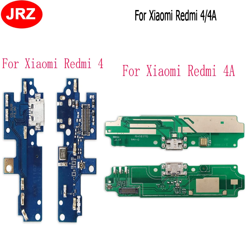 Плата зарядного порта USB JRZ для Xiaomi Redmi 4 4A гибкий кабель соединительная часть |