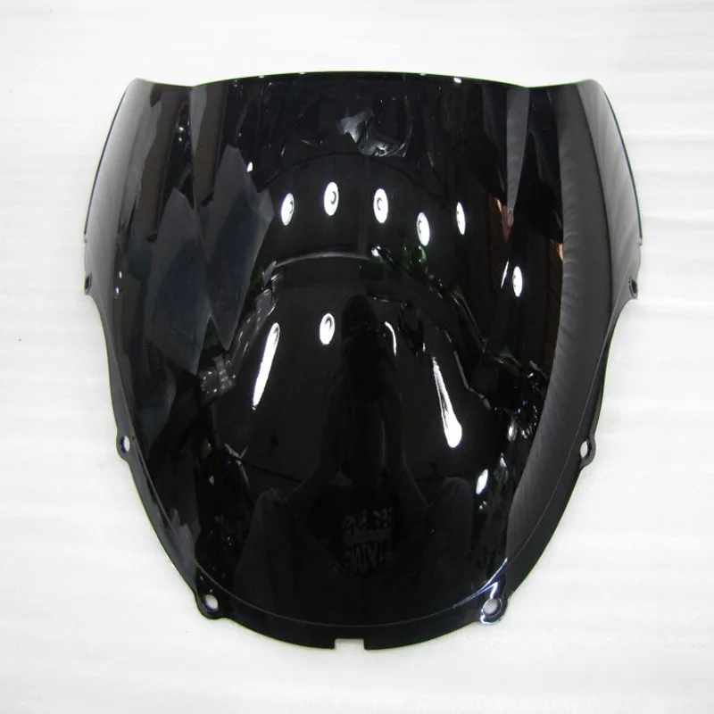 Лобовое стекло мотоцикла черный экран с двумя пузырьками для Honda CBR600F4 cbr 600