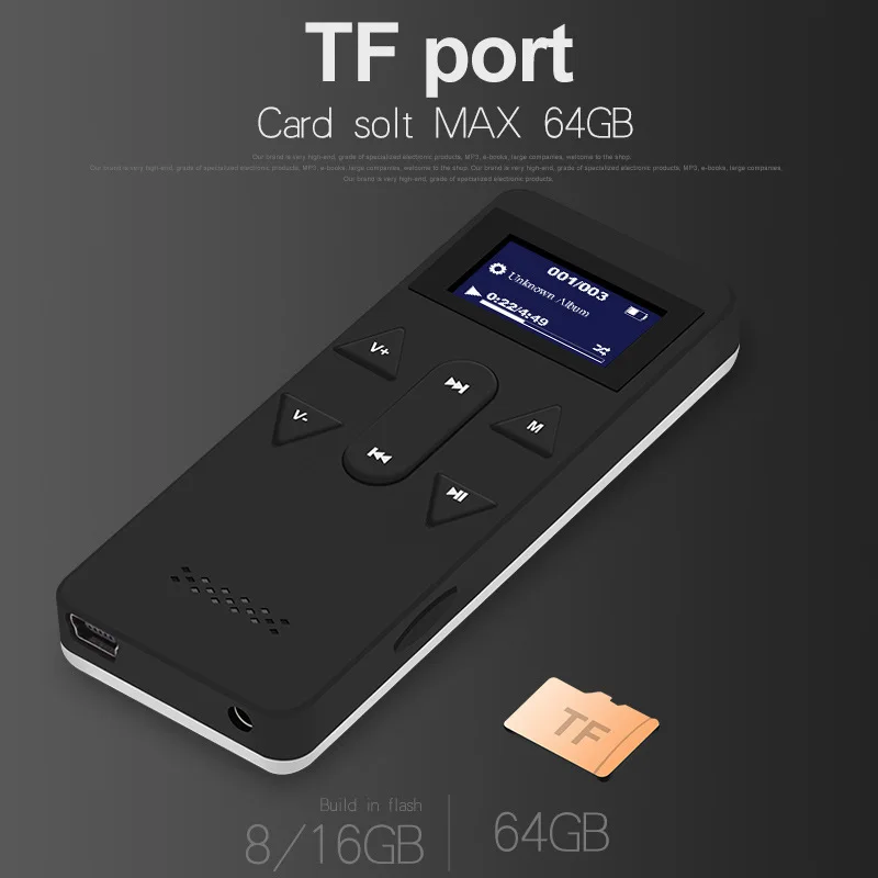 Hi Fi музыкальный плеер LEORY Q32 без потерь с наушниками FLAC APE портативный MP3