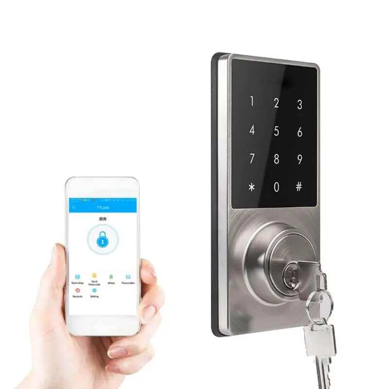 Телефон приложение Bluetooth WiFi умный электронный сенсорный экран кодовый дверной