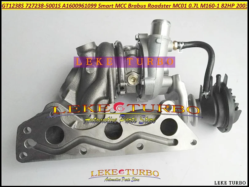 Бесплатная доставка GT1238S 727238 5001S 1ZD A1600961099 Турбокомпрессор для Smart MCC Brabus ROADSTER MC01