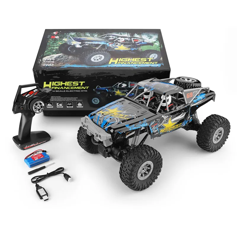 Новый WLtoys 104310 RC Автомобиль 2 4G 1/10 4WD двойной мост гусеничный автомобиль 40 Minis с