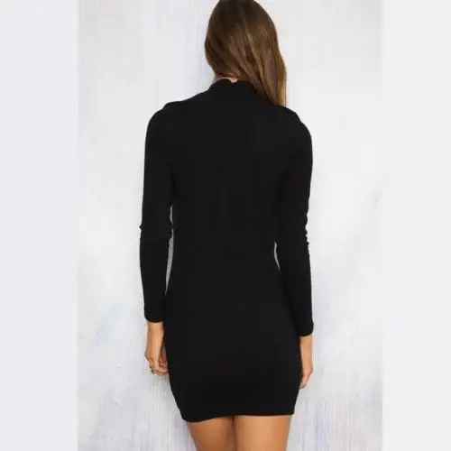 

Sexy Women Bandage Bodycon Dress Long Sleeve Evening Party Cocktail Mini Dress