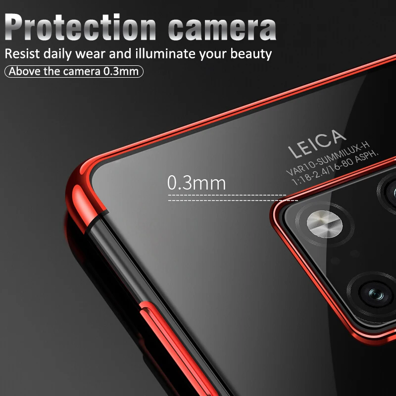 Мягкий ТПУ чехол для huawei Mate20 Pro Lite P20 P20Pro роскошный покрытый прозрачный