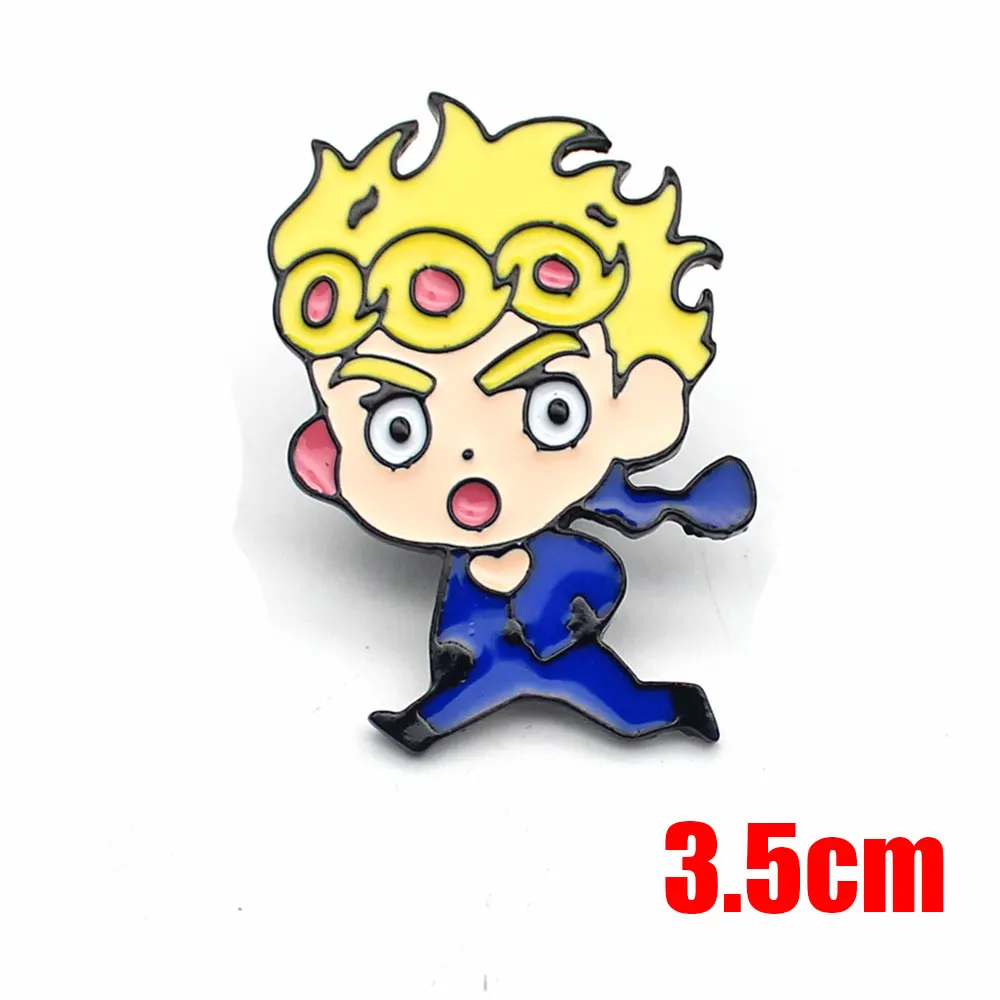 Giancomics JoJo невероятное приключение значок из эмалированного металлического