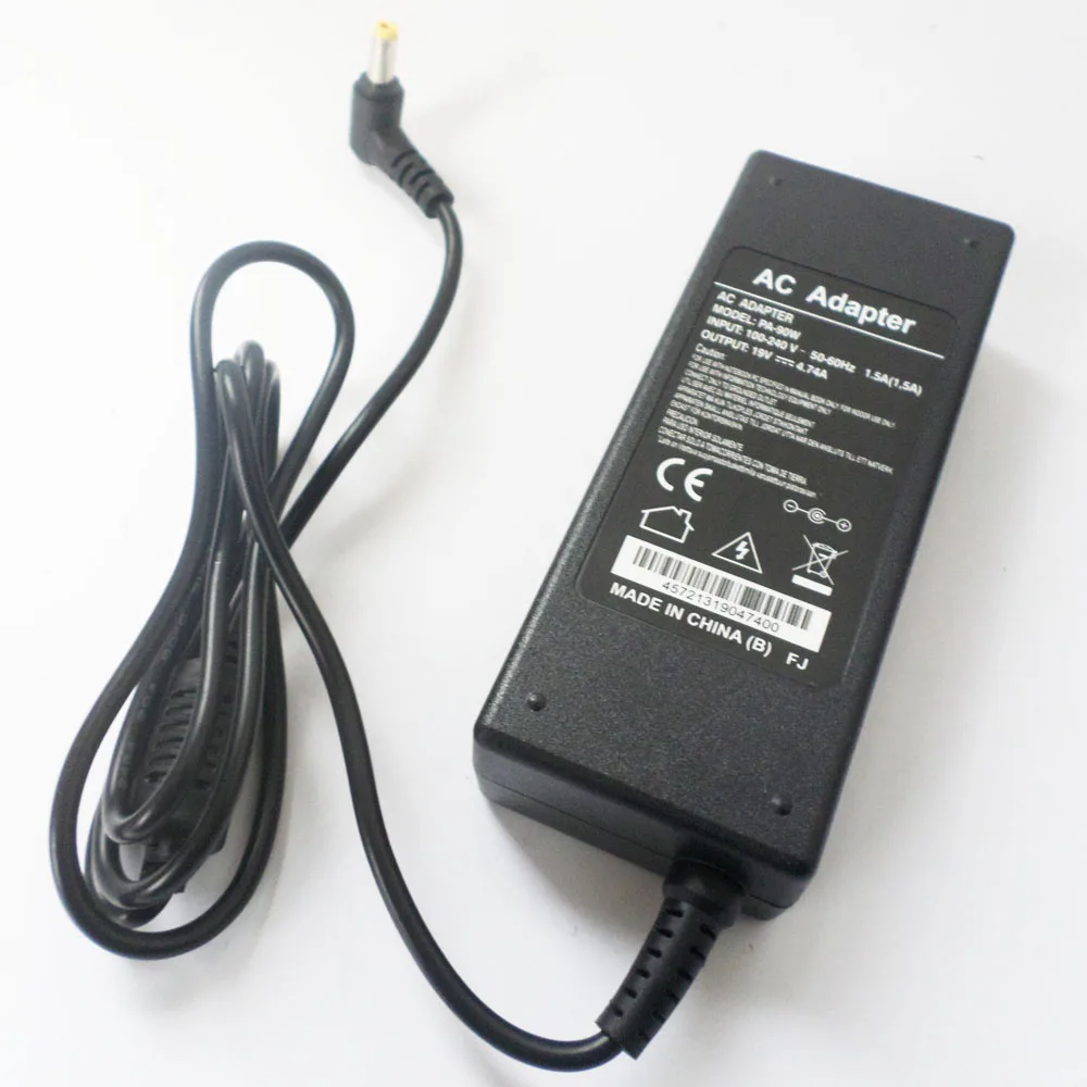 Адаптер переменного тока 90 Вт для Acer Aspire 5220 4820TG V3 571G 6602 5750G 7739Z 8920G 8943G 19V 4.74A зарядное