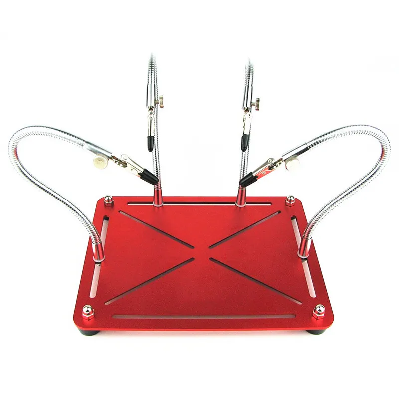 4 Flexible Arm Soldering Station with Removable Clamp Holder PCB Fixture Helping Hands Four Hand for RC Drone FPV Racing | Инструменты