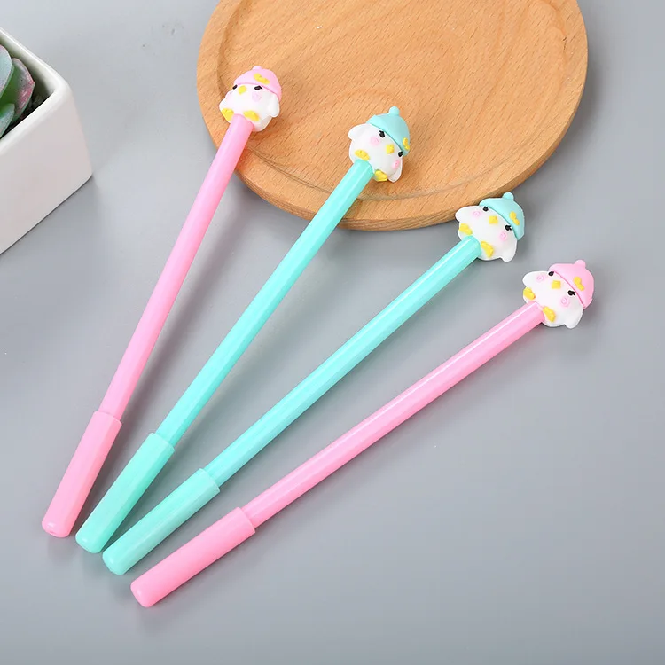 

Cartoon Creative Stationery Students Gel Pen Cute Learning Supplies Water Pen Black Needle Office Pen