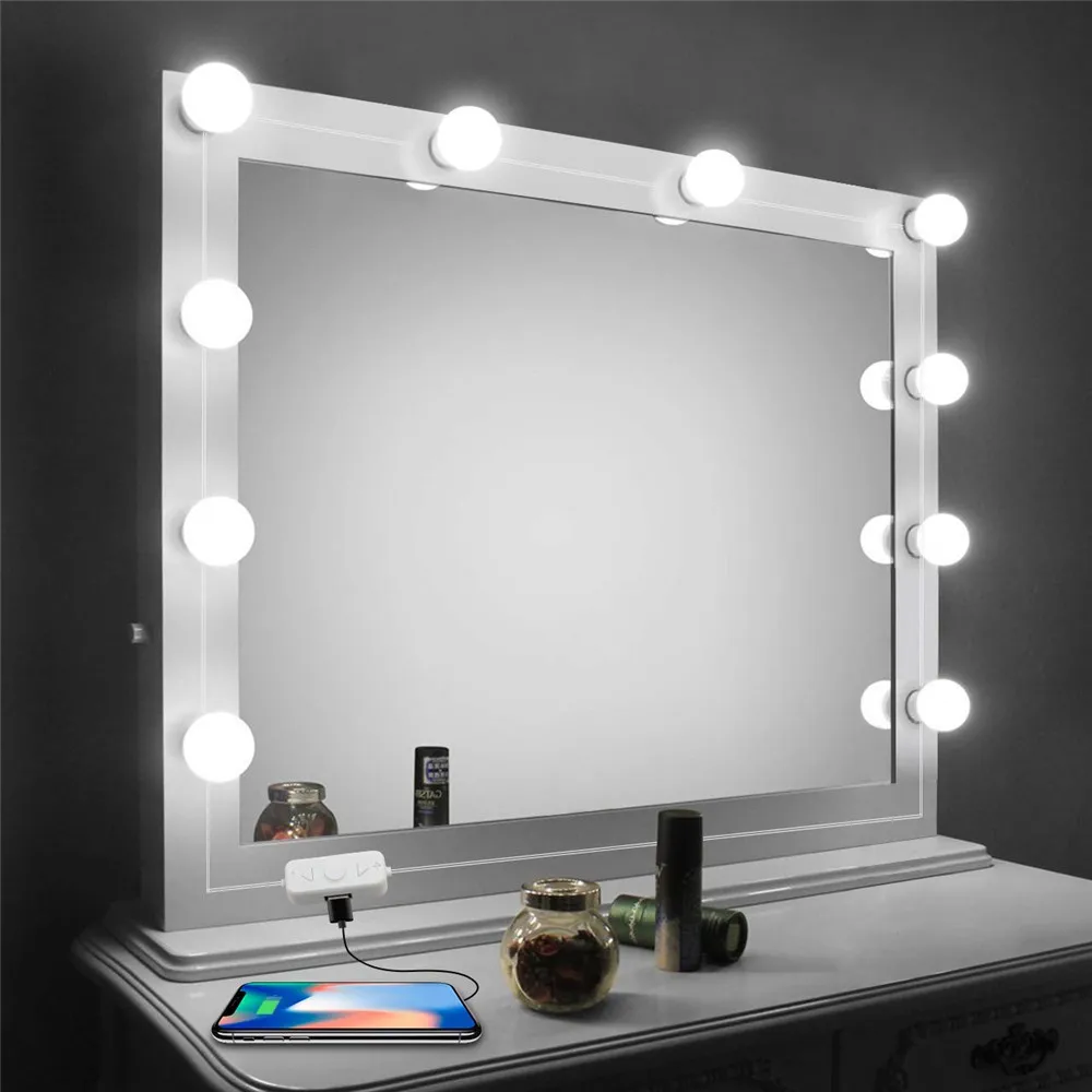 

LED bulb lamp for Mirror Makeup Mirror Lights Kit Hollywood Style USB Vanity Lighting night light use for indoor