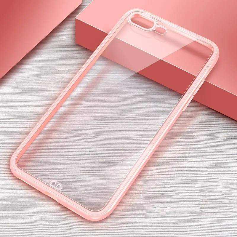 Чехол для IPhone X противоударный прозрачный чехол из ТПУ 6 6s 7 8Plus XS Двухцветный