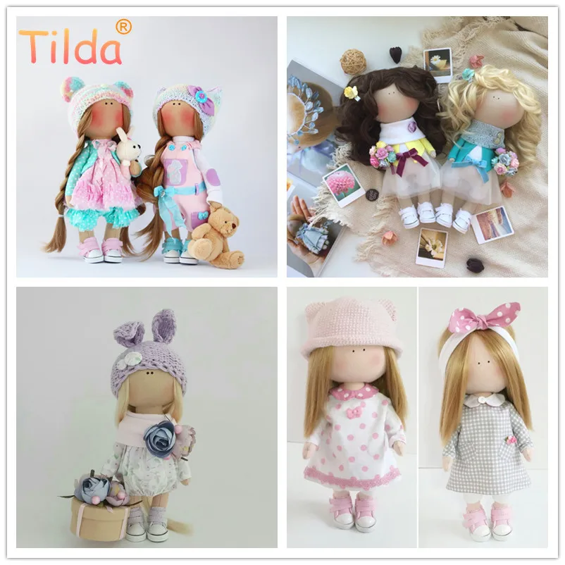 Tilda 5 см холст обувь для куклы BJD оригинальный текстиль кукла 1/6 джинсовые