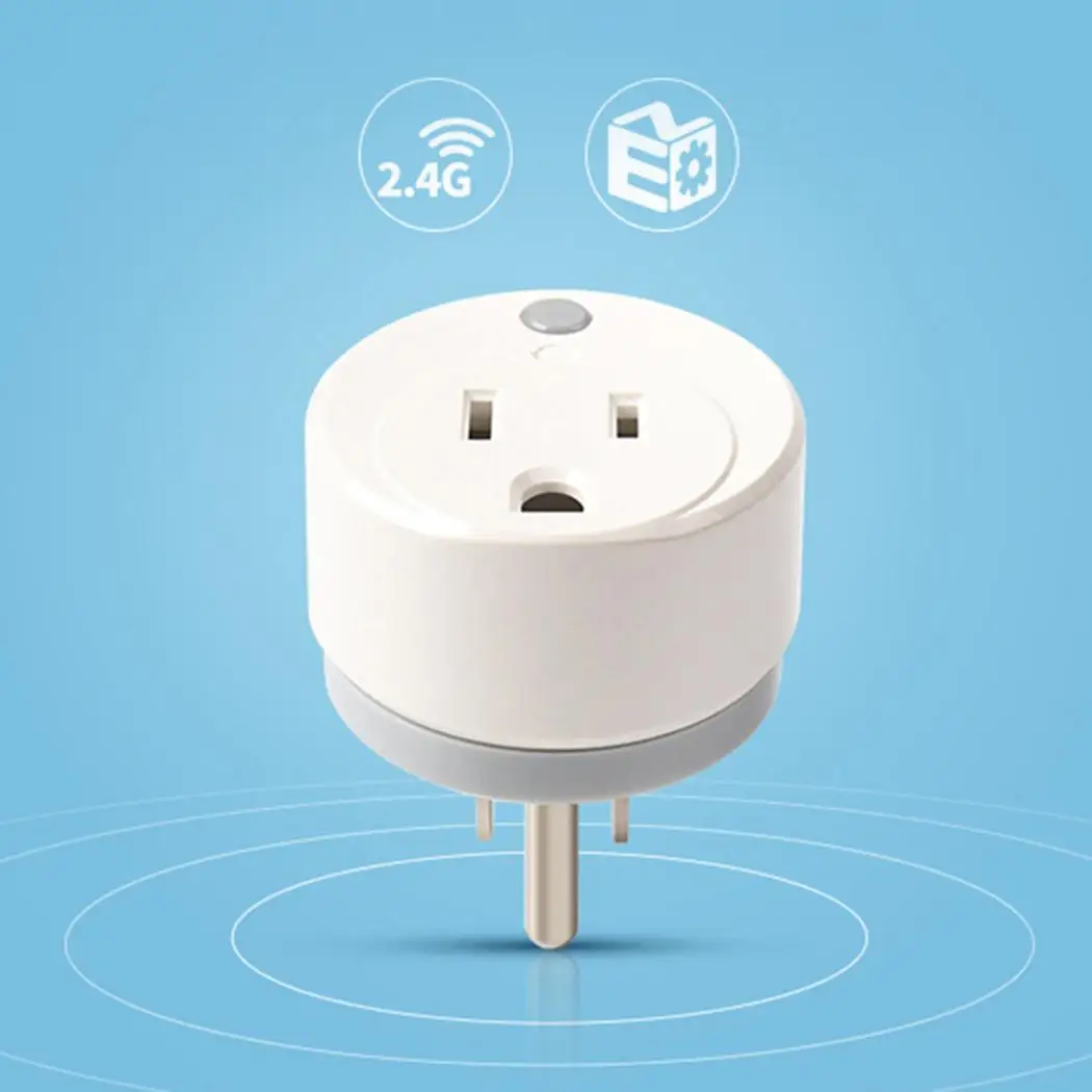 WiFi US Plug APP дистанционное управление умная розетка 13A Поддержка 45m Alexa Google White 2 4 GHz