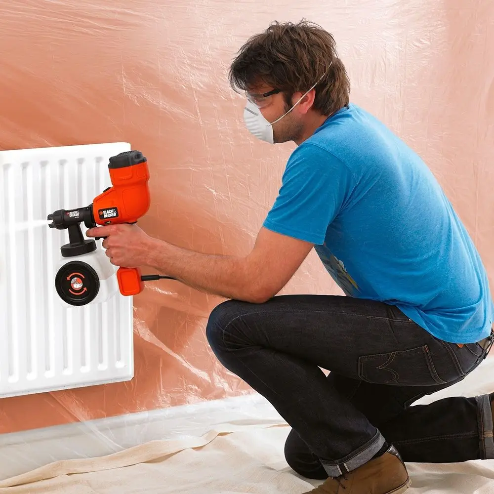 Напольный краскопульт Black+Decker HVLP200-QS 400 Вт | Инструменты