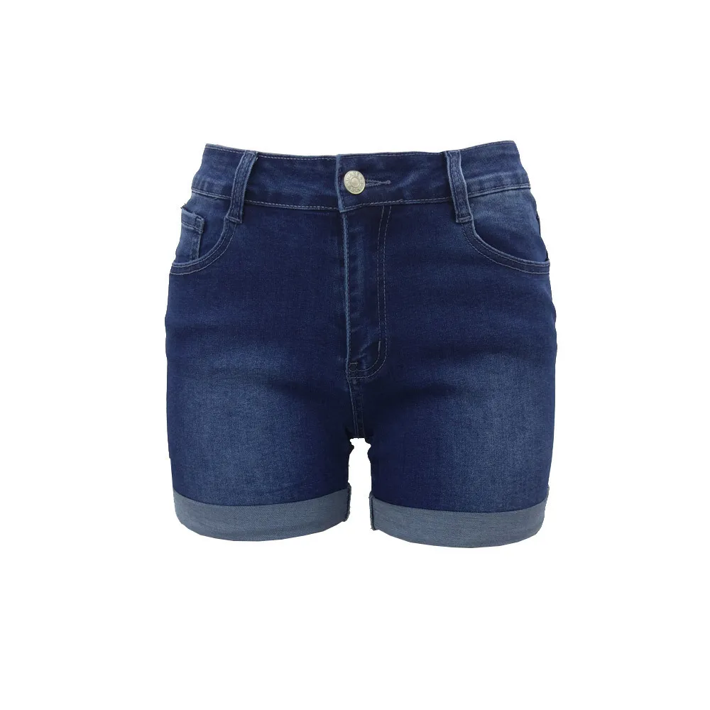 2018 новый летний винтажный с высокой талией джинсовые шорты женские повседневные