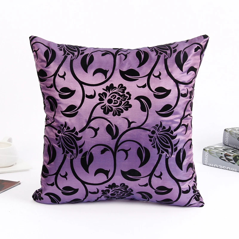 Новая катионная Флокированная Подушка атласная Волшебная цветная меняющаяся