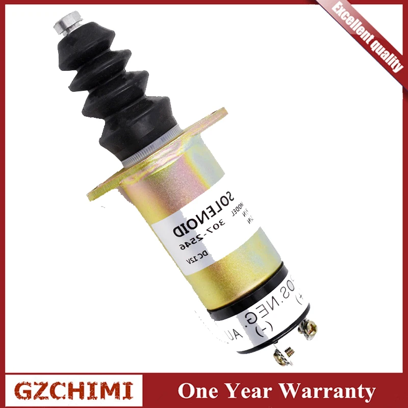 1502-12D6U2B2S2A Engine Stop Shutdown Solenoid Valve for WOODWARD 307-2546-12V 150212D6U2B2S2A | Автомобили и мотоциклы