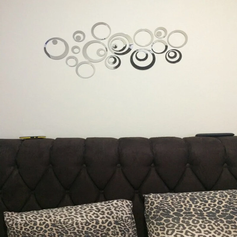 Новые прямые продажи кварцевые Светодиодные настенные зеркальные часы для