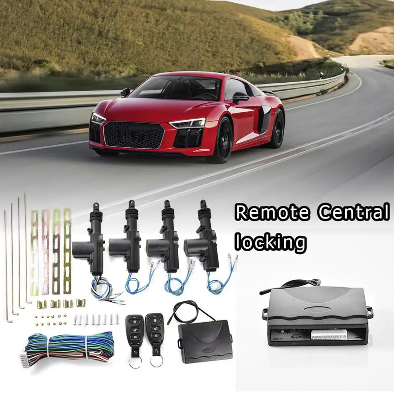 

Universal 2/4 Door Remote Keyless Entry Central Locking Kit Car Remote Central Kit Door Lock Keyless Entry System