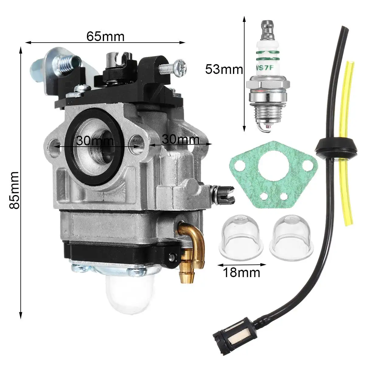 Карбюраторы для двигателей Jiffy Ice Auger Ji ffy 2 цикла замена 4082 Carb W карбюратор