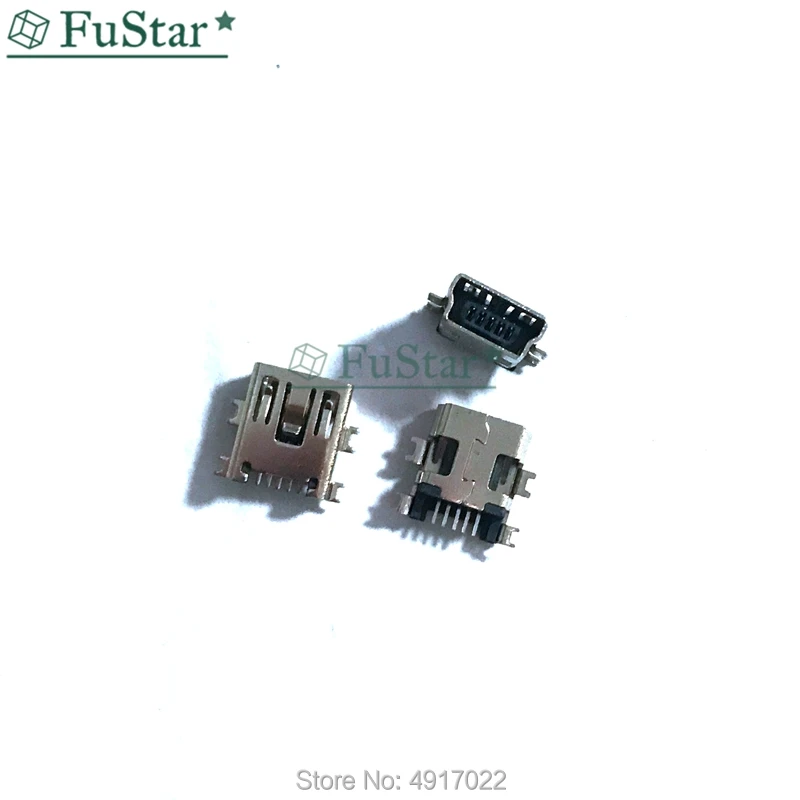 10 шт. мини USB 5pin гнездовой разъем 4 фута для зарядки мобильный телефон интерфейс